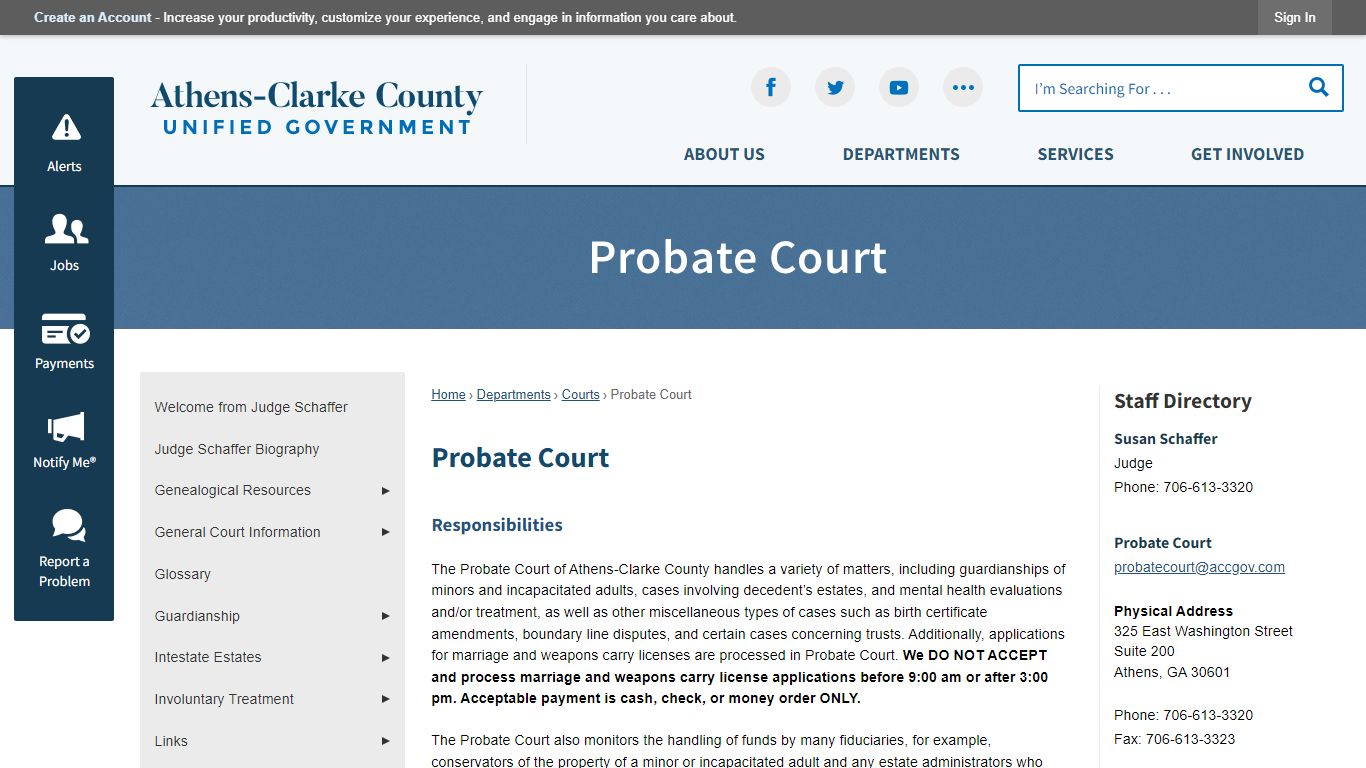 Probate Court | Athens-Clarke County, GA - Official Website - accgov.com